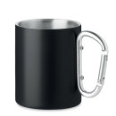 Kovinska skodelica s karabin ročajem in dvojno steno 300ml MO6873-03