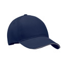 Baseball kapa s 5 paneli - brušen bombaž 260g MO6875-55