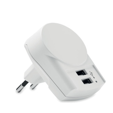 Polnilnik USB Skross Euro 2xUSB (2xA) MO6882-06