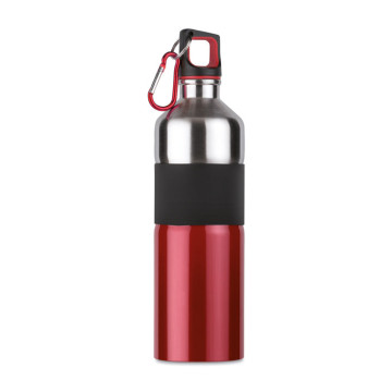 Kovinska steklenica - bidon z gumi oprijemom 750ml MO7490-05