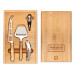 Set za sir in vino v leseni škatli MO8416-40