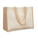 Nakupovalna torba iz jute in platna MO8967-13