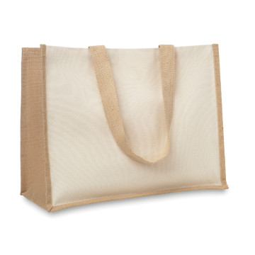 Nakupovalna torba iz jute in platna MO8967-13