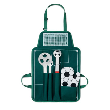 Predpasnik s priborom za žar - nogomet BBQ MO9223-09