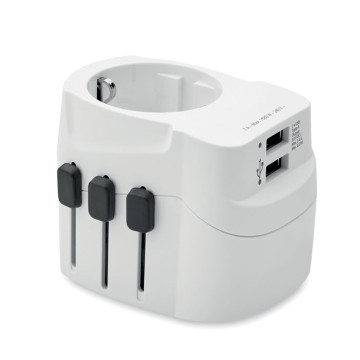 Potovalni adapter PRO Light USB. 3-polni MO9322-06