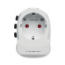 Potovalni adapter PRO Light USB. 3-polni MO9322-06
