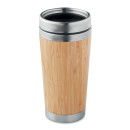 Lesena termo skodelica z dvojno kovinsko steno 400ml MO9444-40