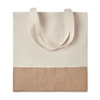 Nakupovalna vrečka iz jute in bombaža 160g/m² MO9518-13