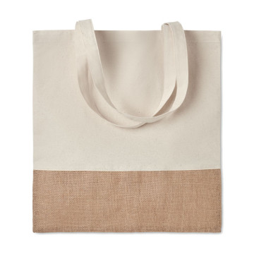 Nakupovalna vrečka iz jute in bombaža 160g/m² MO9518-13
