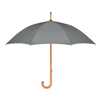 Dežnik z lesenim zavitim ročajem 107cm - recikliran RPET MO9629-07