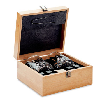 Set za viski v leseni škatli MO9941-40