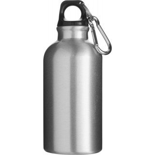 Športna steklenica za vodo - bidon s karabinom iz aluminija 400ml 7552-32