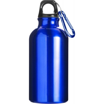 Športna steklenica za vodo - bidon s karabinom iz aluminija 400ml CDF 7552-23CD