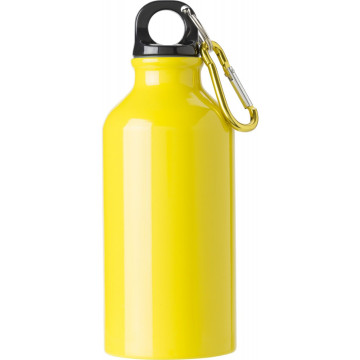 Športna steklenica za vodo - bidon s karabinom iz aluminija 400ml CDF 7552-06CD