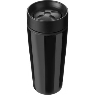 Potovalna skodelica iz kovine s plastično notranjostjo in push odpiranjem 450ml 6533-01