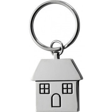 Kovinski obesek za ključe v obliki hiše House v darilni škatlici 3601-32CD