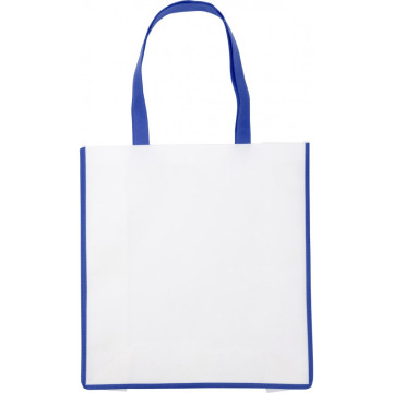 Netkana nakupovalna vrečka z barvno obrobo Non-woven 3610-23