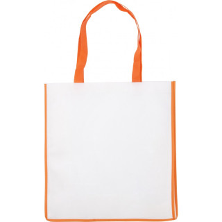 Netkana nakupovalna vrečka z barvno obrobo Non-woven 3610-07