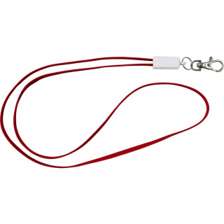Ovratni trak in polnilni kabel v enem Lanyard 8451-08