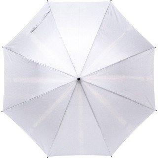 RPET pongee (190T) umbrella Frida, white