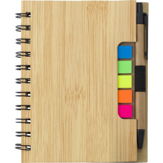 Beležka s pisalom in memo lističi Bamboo 483412-11