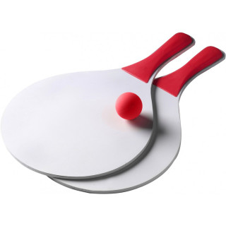Set lesenih loparjev z žogico za igranje na plaži 2578-08