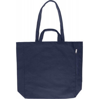 Recycled cotton shopping bag Bennett, blue