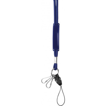 Trak za okoli vratu z dodatki in drsno ploščico za tisk Lanyard slim 4164-05