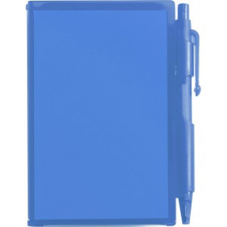 ABS notebook with pen Lucian, blue