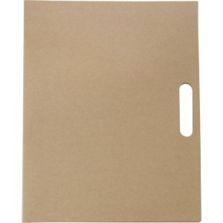 Cardboard memo folder Charlie, brown