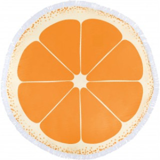 Microfiber (160 gr/m2) beach towel Cody, orange