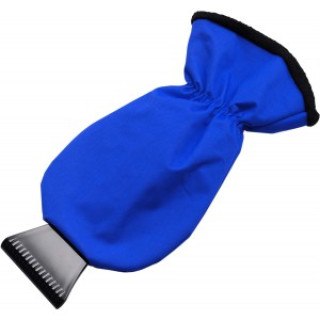 ABS ice scraper and polyester glove Ashton, cobalt blue