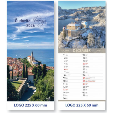 Koledar Čudovita Slovenija K0004
