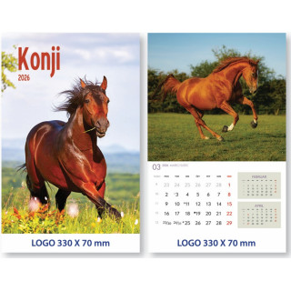 Koledar Konji K0043
