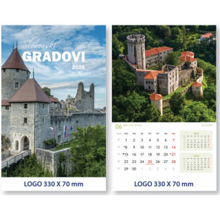Koledar Slovenski gradovi K0041
