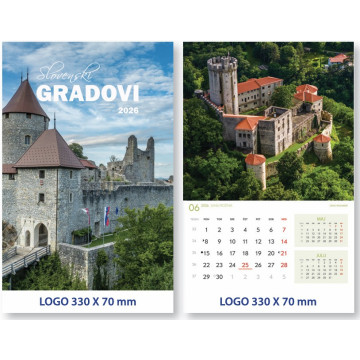 Koledar Slovenski gradovi K0041