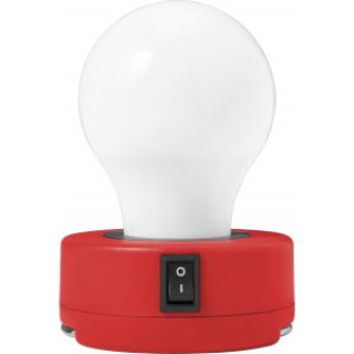 ABS Bulb light with on/off-switch, red