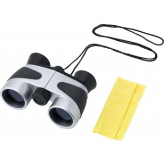 Plastic binoculars Miranda, black/silver