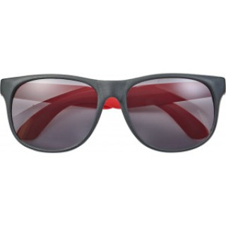 PP sunglasses with coloured legs, red