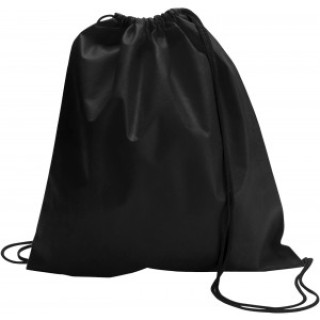 Nonwoven (80 gr/m2) drawstring backpack Nico, black