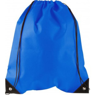 Nonwoven (80 gr/m2) drawstring backpack Nathalie, cobalt blu