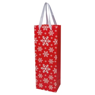 Wine bag in Christmas design
