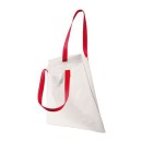 Nakupovalna vreča z dolgimi ročaji v barvi - netkan material Erlangen, rdeča 091305
