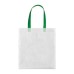 Nakupovalna vrečka z dolgimi ročaji v barvi - netkan material Erlangen, zelena 091309