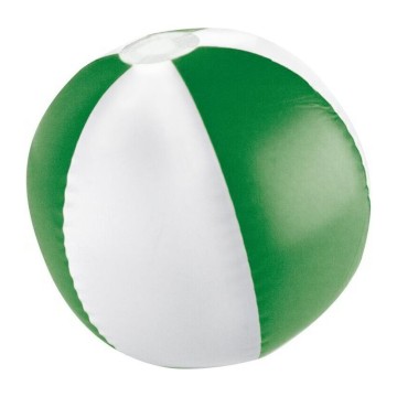 Napihljiva žoga za na plažo - dvobarvna 40cm Key West, zelena 105109