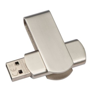 Kovinski USB ključek Twister Metal 2GB do 256GB z magnetnim zapiranjem, siva 165307