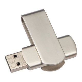 Kovinski USB ključek 3.0 Twister Metal 2GB do 256GB z magnetnim zapiranjem, siva 166507