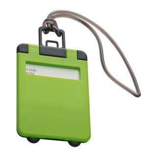 Označevalec kovčka - tablica za označevanje kovčka ali potovalke Kemer, svetlo zelena 791829