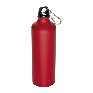 Kovinski bidon - športna steklenica s karabinom 800ml Brno 019405
