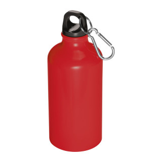 Kovinski bidon - športna steklenica s karabinom 800ml Brno 019505